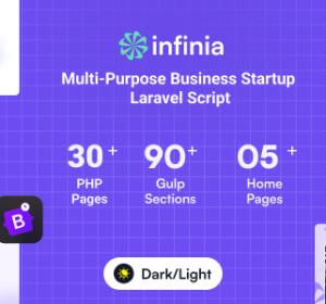 Infinia - Multipurpose Business Consulting Startup Laravel Script