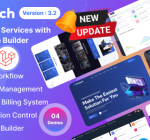 Gratech - Multi-Business Services with Advanced Page Builder & Workflow Tools